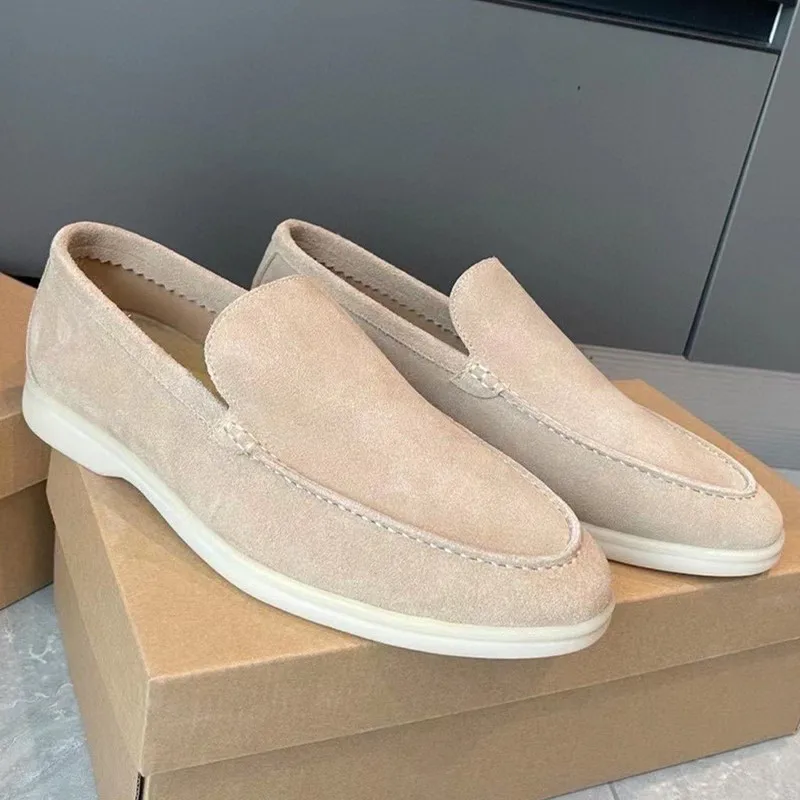 Hot Sale Lp Suede Flat Shoes Women Slip 