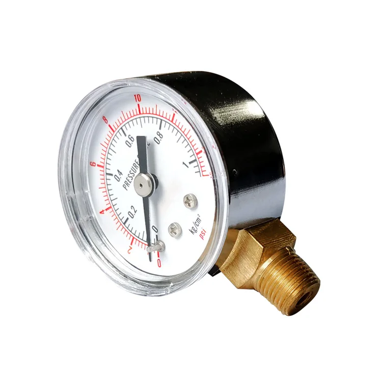 Customizable Air Pressure Gauge Least Count 1.5 Inch 300 Bar Pressure