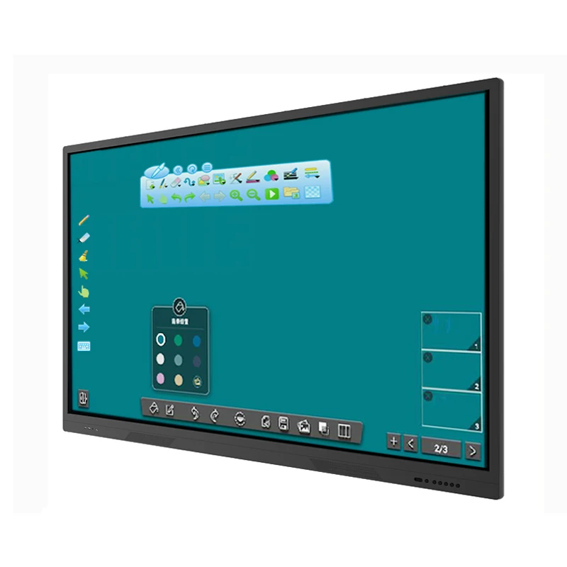 100 Inch Smart Intelligent Black Glass White Board Interactive Whiteboard Price For Teaching Equipment