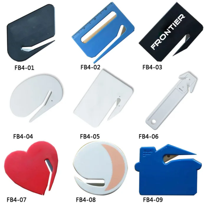 Small Long Life Safety Plastic Box Cutter Steel Multi Color Carton