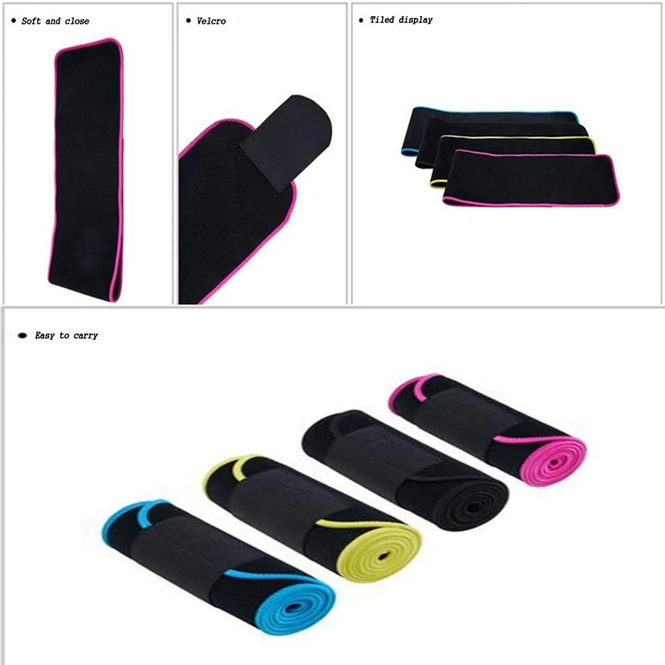 Customized Logo Waist Trainer Waist Trimmer Belt Phone Pocket For Women Men