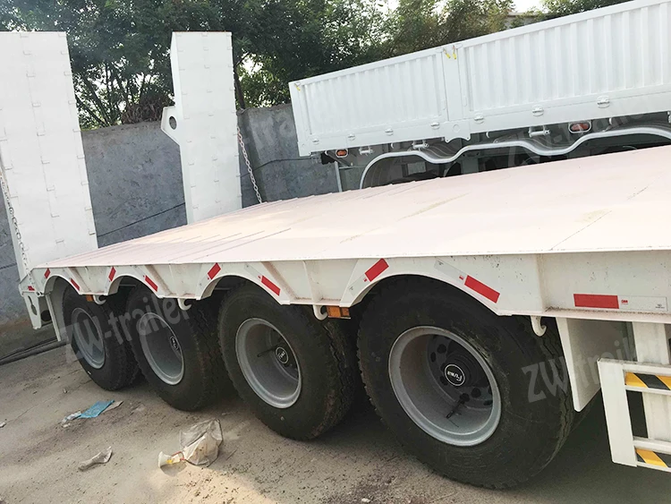 4 Axles 16m Lowbed Low Bed Lowboy Truck Trailer For Sale South Africa