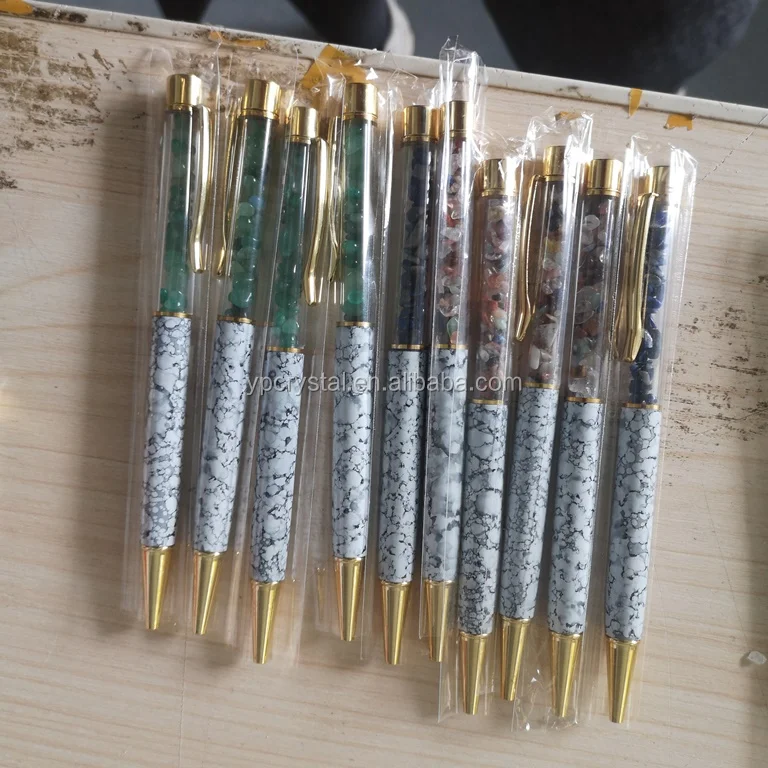 Wholesale Diy Crystal Pens Infused Crystal Gravel Pens For Gift Buy