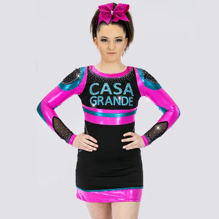 China Supplier Wholesale Youth Team Cheerleader Clothing Sublimation