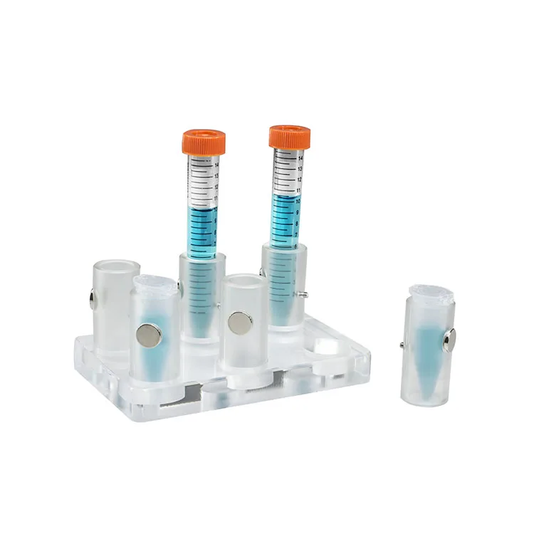 Custom Lucite Test Tube Holder Block Perspex Microcentrifugeチューブstand