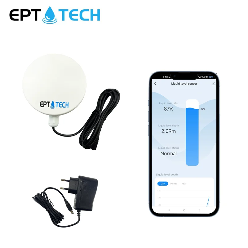 Epttech Tlc2206 Tuya Wireless Wifi Remote Ultrasonic Real-time Ip67 ...
