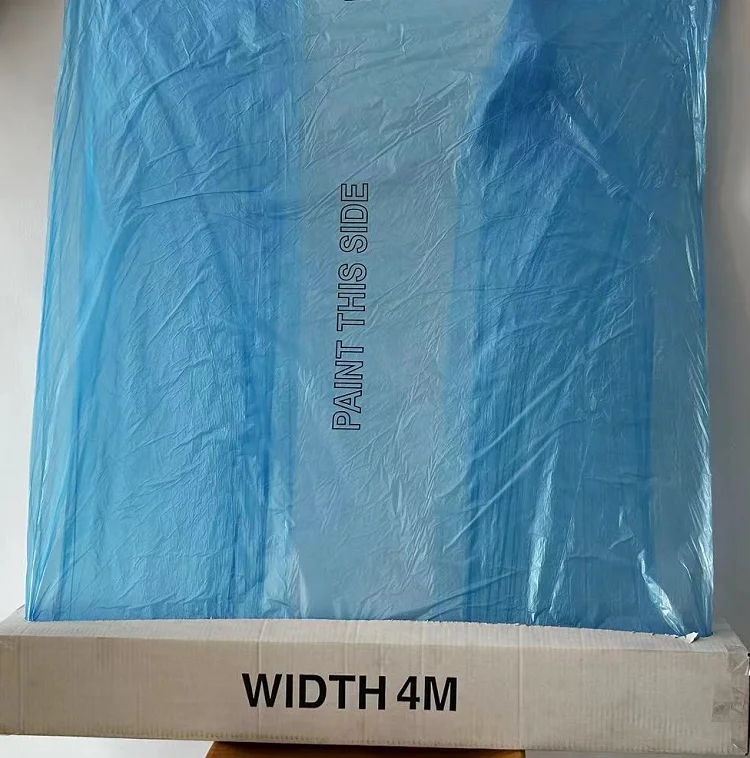 Auto Painting Disposable Durable Universal Plastic Sheeting Film In