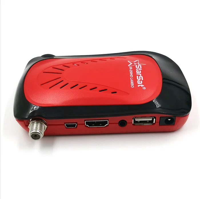 Support USB PVR Syntoniseur Numérique Décodeur Compatible H.265 EPG Complet sur 7 Jours Vmade Récepteur Satellite V5 Full HD DVB-S / S2 pour Moniteur TV ou LCD 