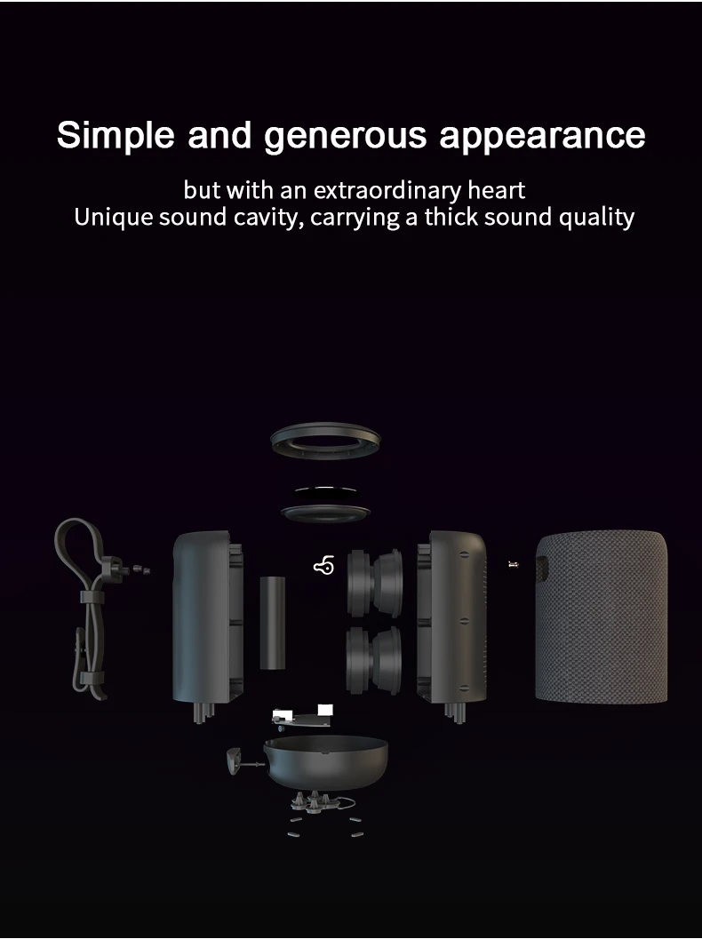 Outdoor portable colorful waterproof Wireless stereo bluetooth Speaker - ANKUX.COM