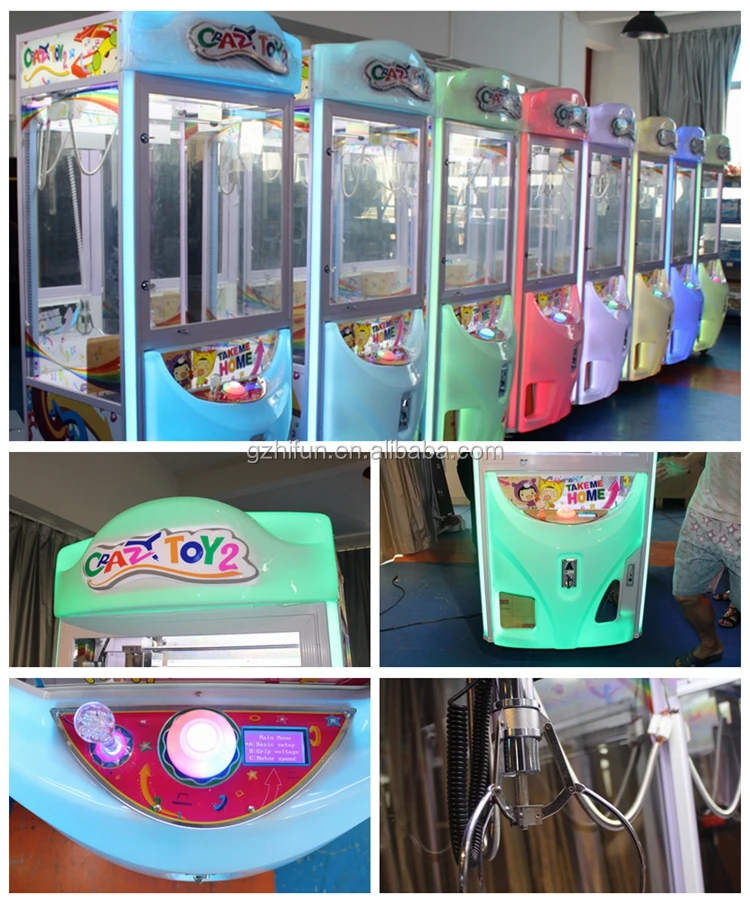 crazy toy 2 claw machine