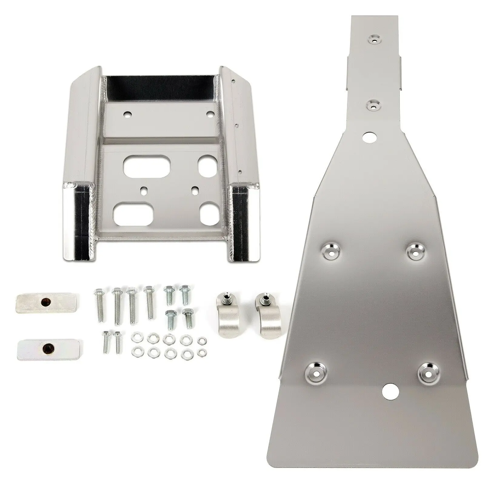 Full Chassis Glide & Swing Arm Skid Plate For Suzuki Z400 Kfx400 Arctic