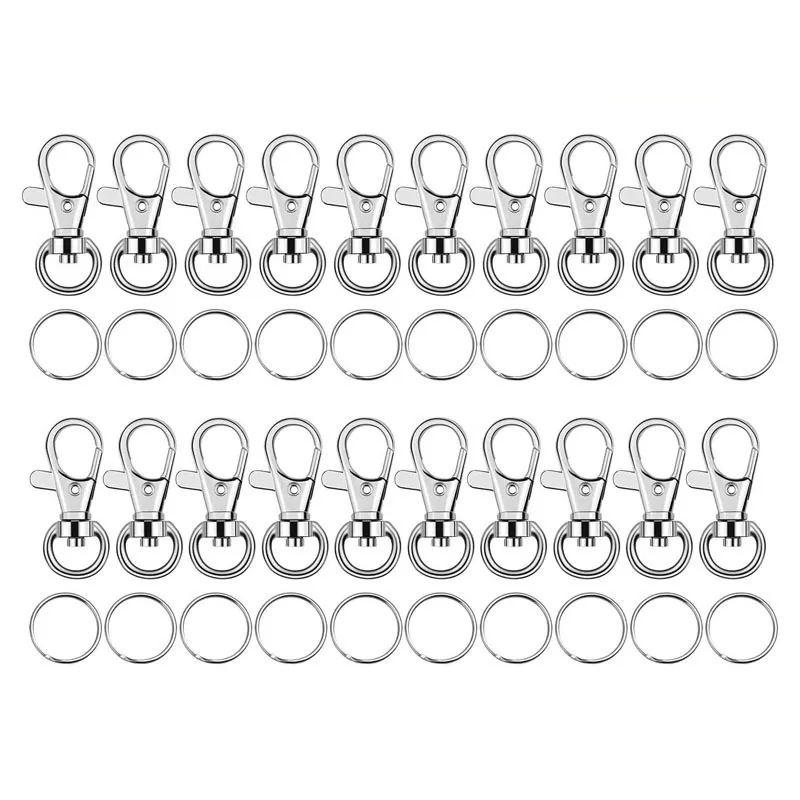 Wholesale Lobster Claw Clasp With Key Rings Swivel Lanyard Clips Snap