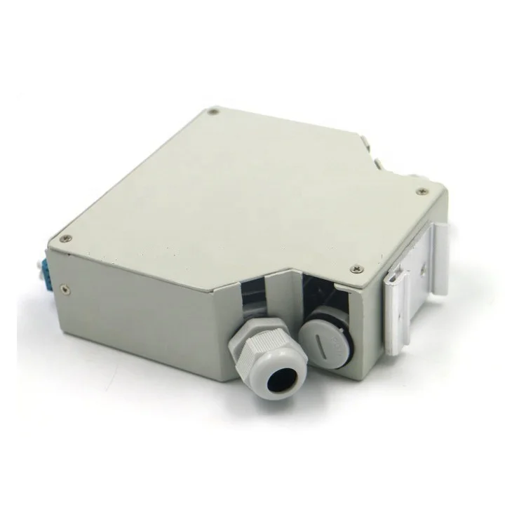 Optic Fiber 8 Port Lc 16 Fibers Outdoor Din Rail Box Fibra Optica