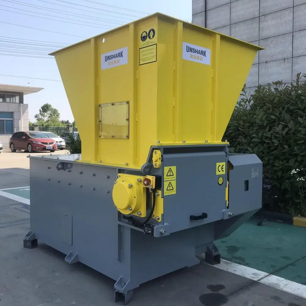 Waste Wood Pallet Plywood Timber Recycling Equipment Shredder For Sale