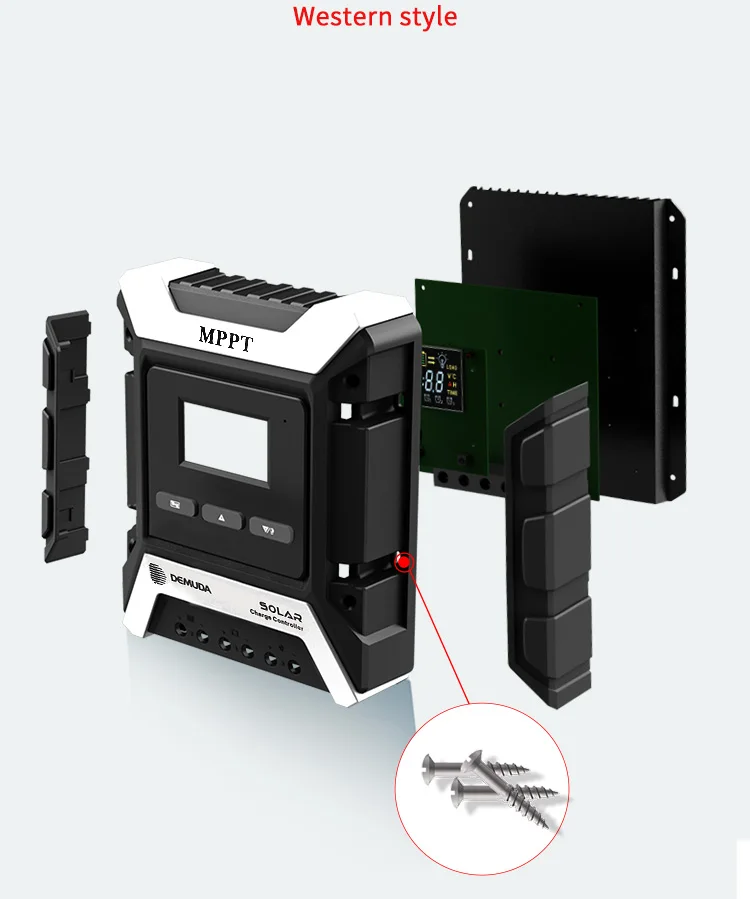 High Quality voltage 10A20A30A40A50A60A 12v24v48v MPPT solar charge controller