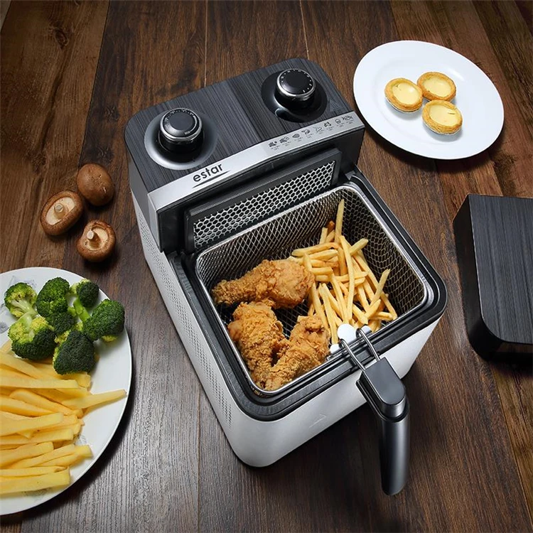 Double Knob Control Multifunction Industrial Hot Air Fryer - Buy Hot ...