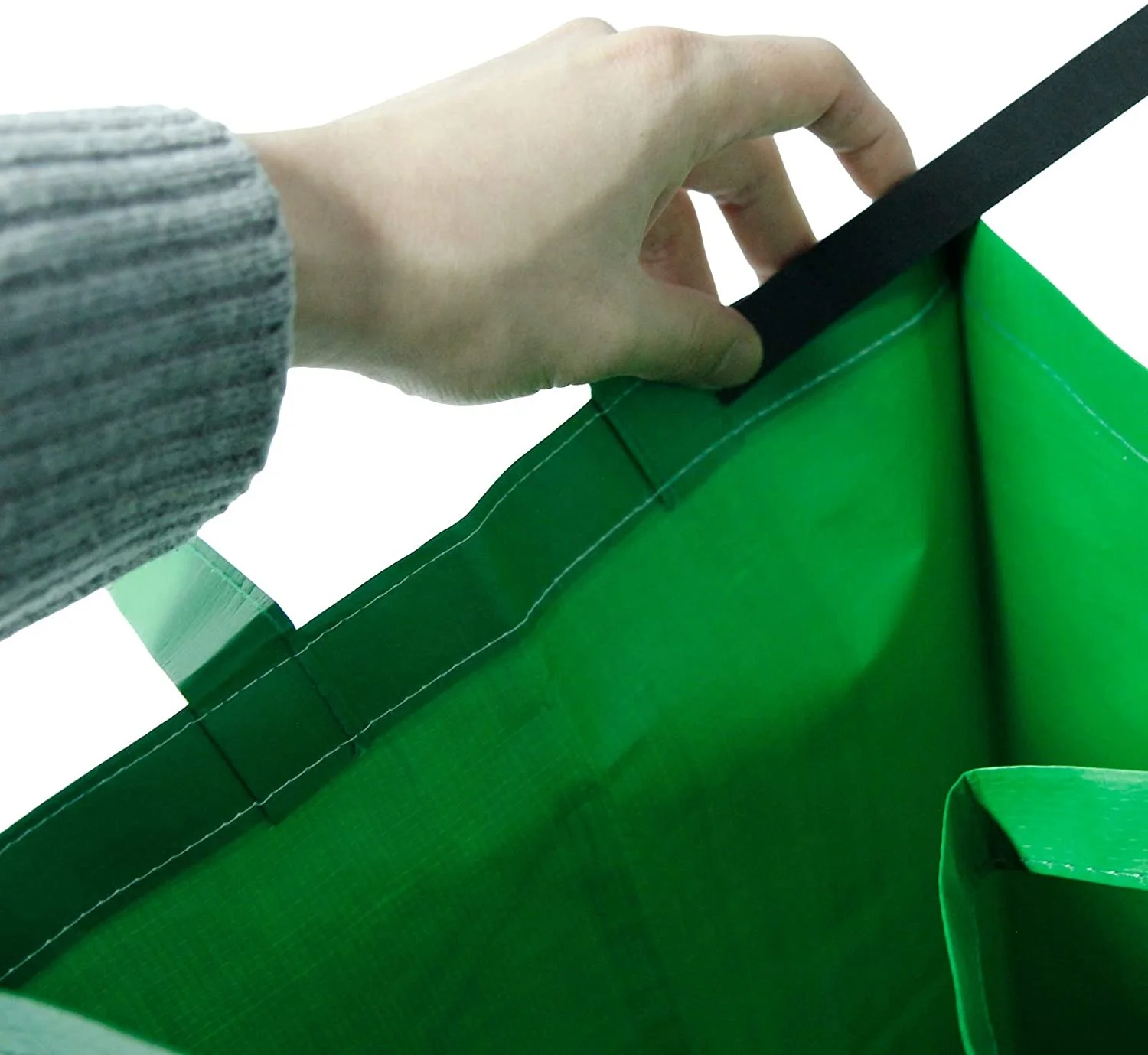 Recycle Garbage Trash Sorting Bins Organizer Pp Woven Waterproof Separate Recycling Waste Bin