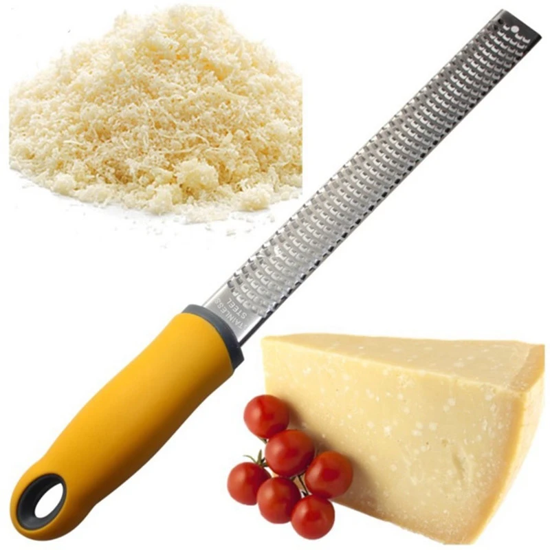 Manual Household Mini 430 Stainless Steel Long Cheese Zester / Grater Planer