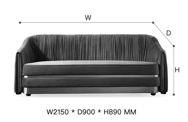 Italian stype Cheap Price Home furniture sofa  velvet couch living room sofa