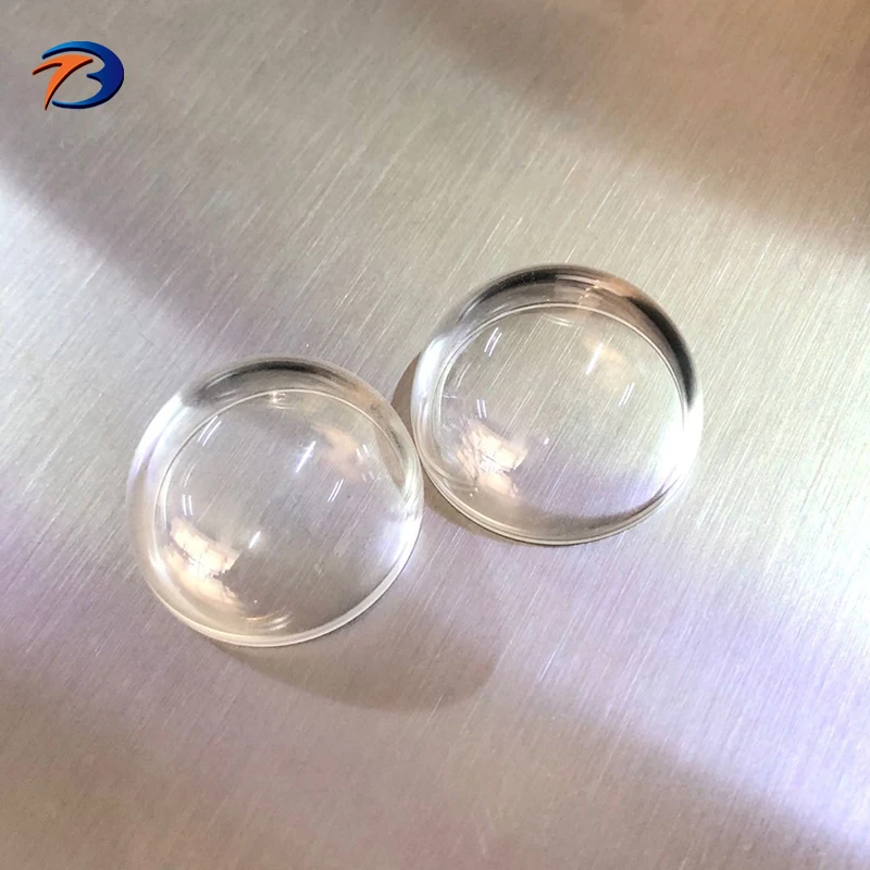 dome silica glass camera cctv cover lens half dome