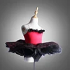 DL072 red and black latin dance costumes girls jazz and latin dancewear