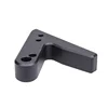 Custom metal parts black anodized CNC machining turning aluminum part