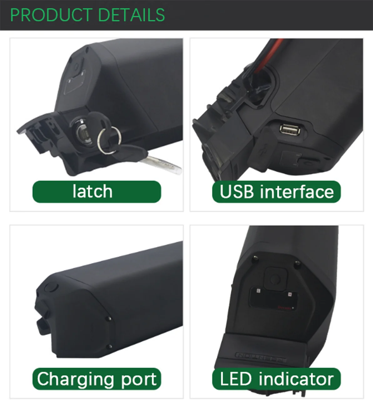 Batteries Au Lithium Pour Vélo électrique 48V 14Ah Reention EEL Pro