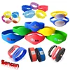 Reusable 125khz/13.56mhz printable silicone/woven/PVC/ABS rfid wristband bracelets