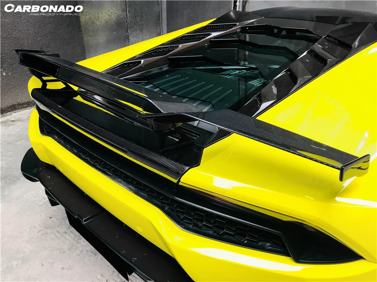 carbonado 疯狂时尚碳纤维行李箱扰流板的兰博基尼 huracan lp610 580
