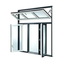 Alta de Alum&iacute;nio para Constru&ccedil;&atilde;o De janelas e portas Feitas Sob Encomenda Comercial Metade Inferior Fixo Janela de Batente de Alum&iacute;nio