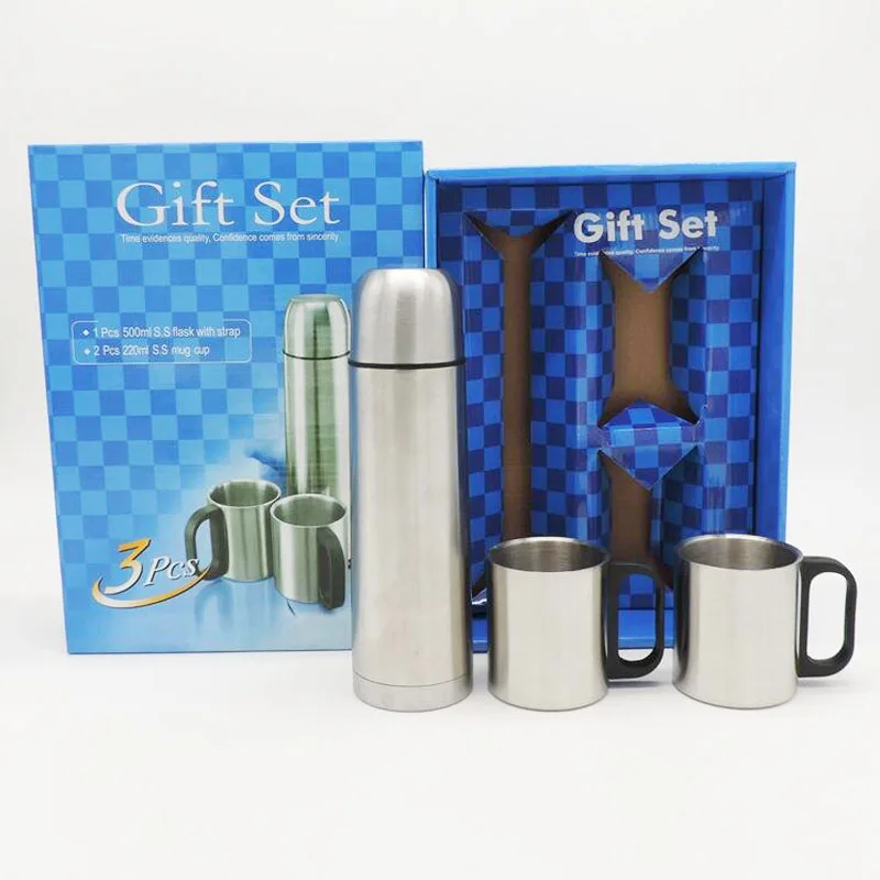 flask and mug set