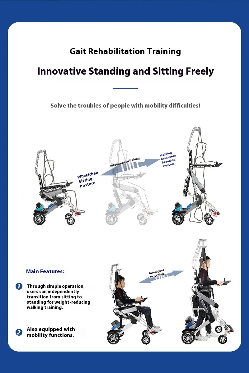Automatic Walker Durable Aluminum & Steel Electric Automatic Walker Sports Entertainment ...