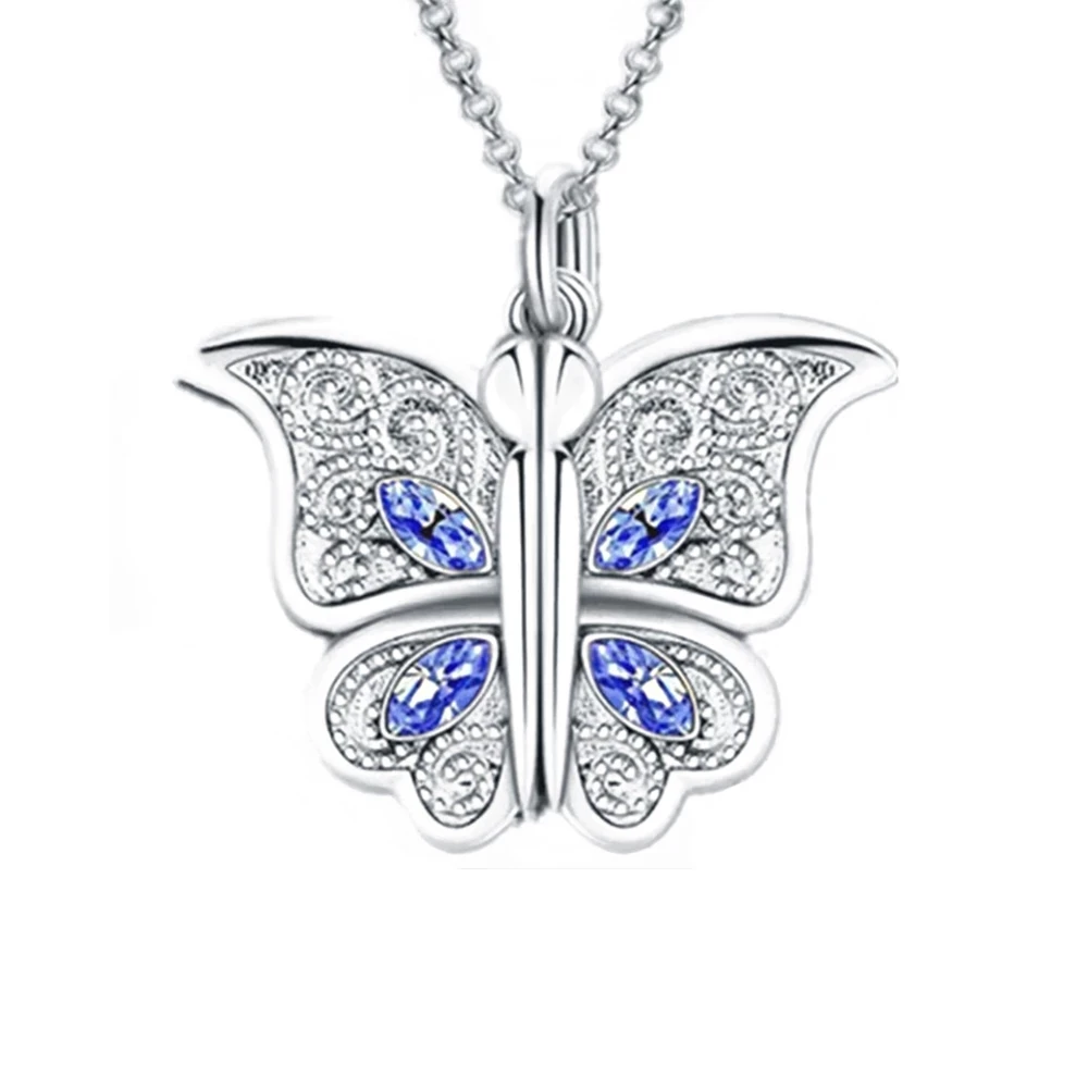 i love you butterfly necklace