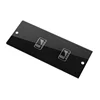 Customized Design 1 MM Black Power Control Switch Tempered Glass Panel