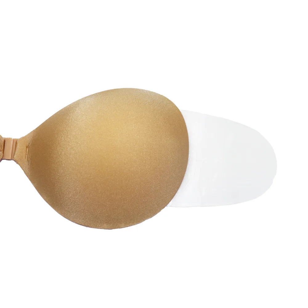 Factory Supply R Invisible Pretty Sexy Hot Sell Madam Seamless Top Backless Adhesive Silicone