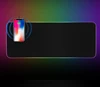 2019 New Fashion waterproof Keyboard mouse Mat big size RGB LED Light Gaming Mouse Pad with Fast 10W Wireless Charger