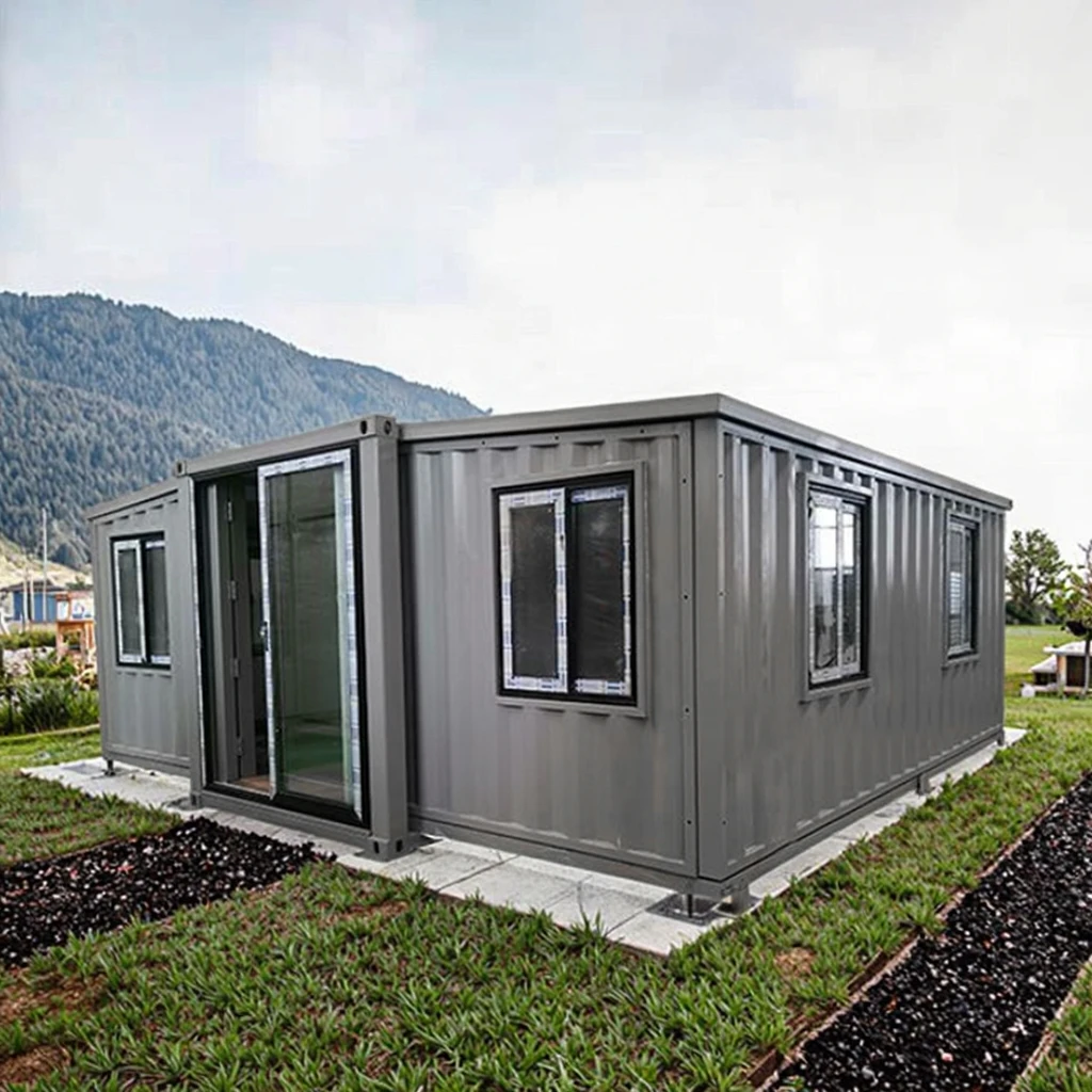 product wholesale container house prefabricated steel structure hotel 2 bedroom movable house fully furnished prefabricated house747-9