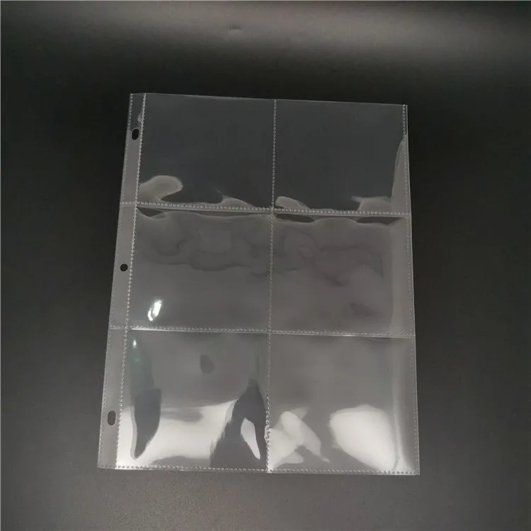PP 6 pocket photo sleeves transparent photo protection sleeves 3.5*4 inch (Manufactory)