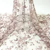 2019 New Swiss Lace Fabric Beautiful Flowers Embroidery Mesh Fabric