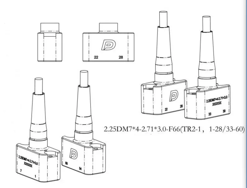 Doppler DLA/DMA Dual Linear/Matrix Phased Array Transducer for NDT ...