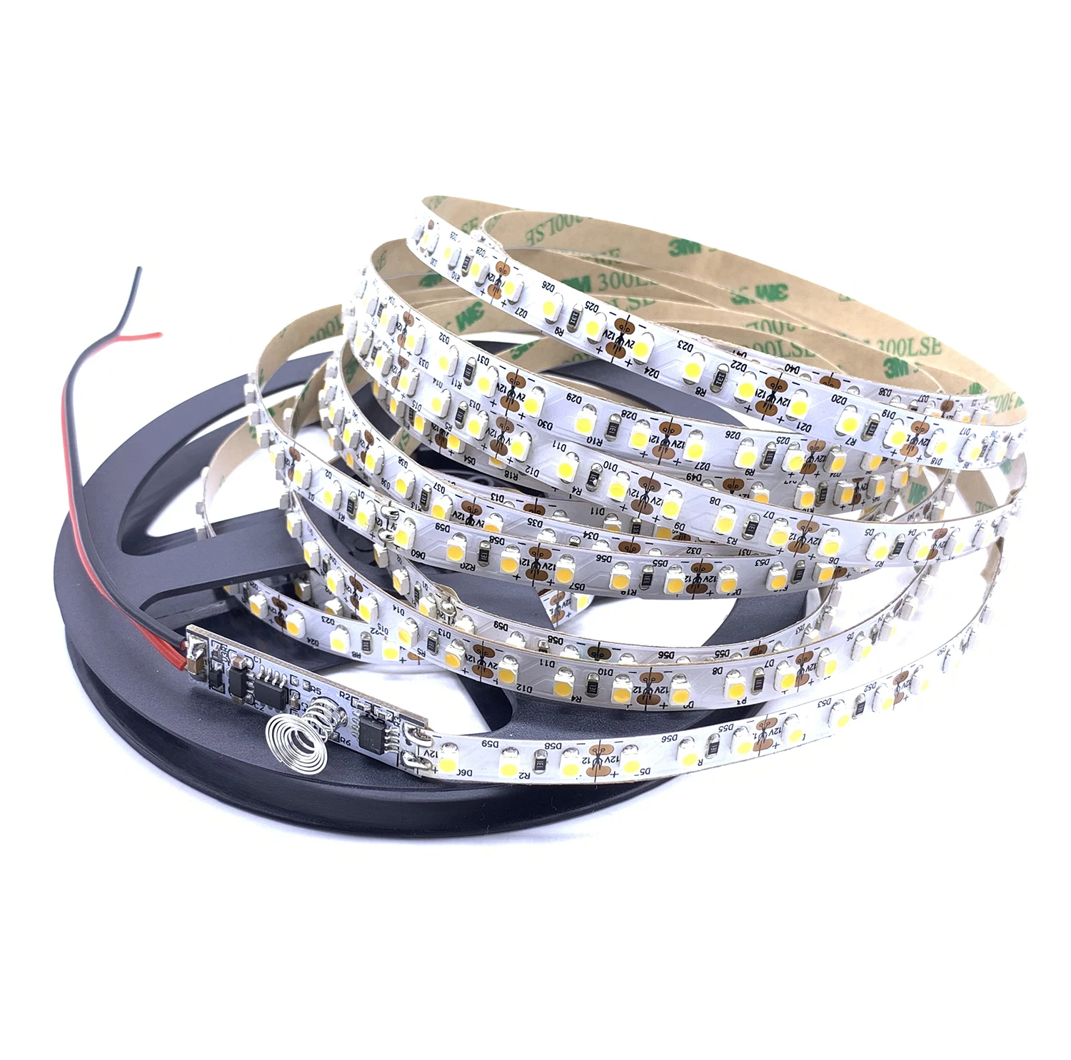 LED cabinet light 9.6W SMD 3528 LED Strip 120LEDs/m with Touch Sensor Switch on off
