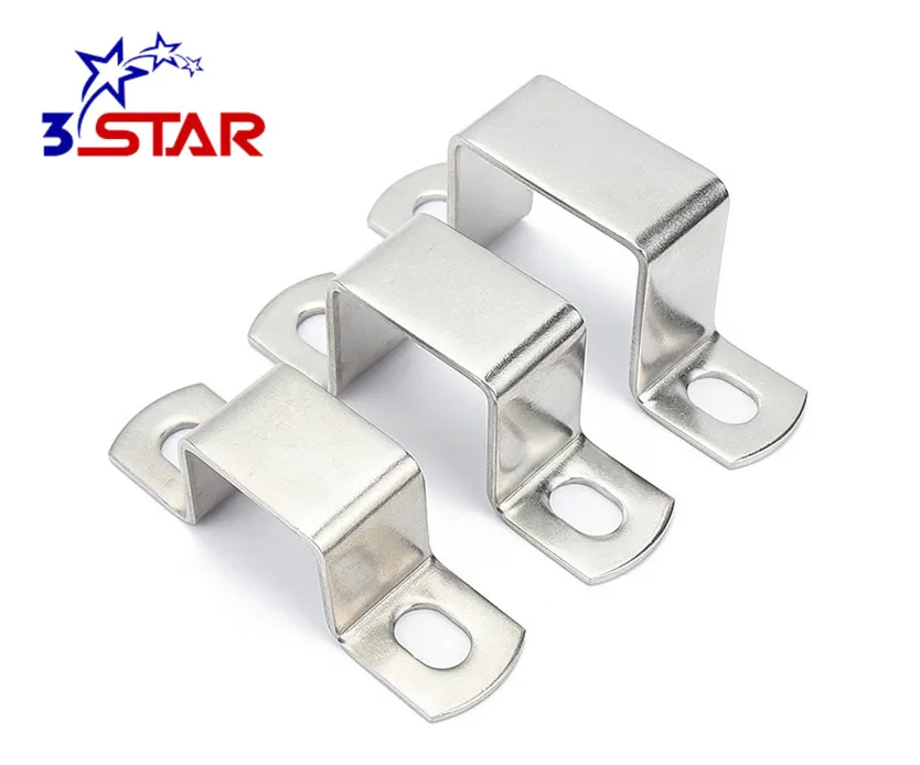 Stainless Steel 304 Square Clamp Ohm Square Clamp Fixed Rightangle