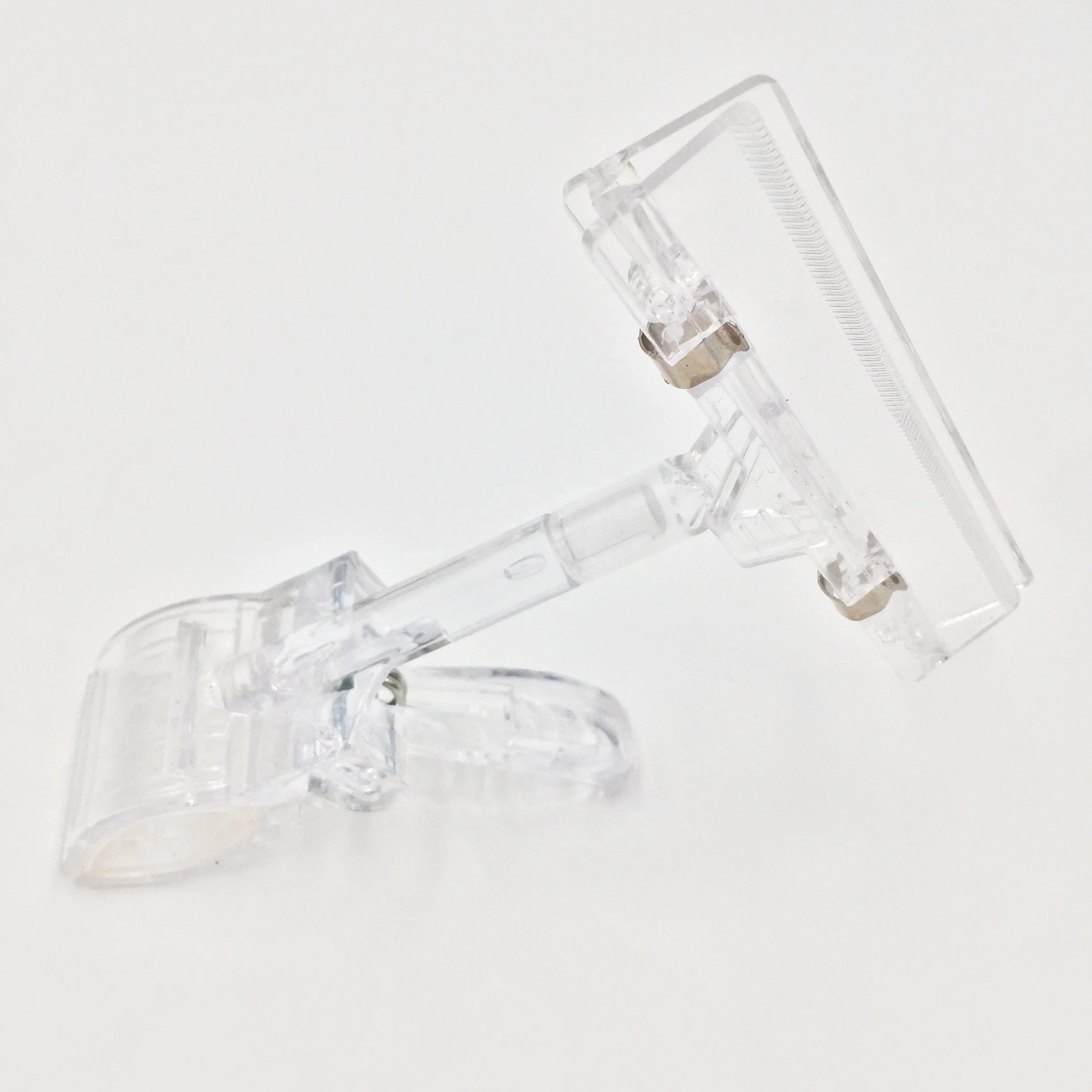 Hiplastics Supermarket Label Stand Holder Plastic Clip On Pop Grip Sign