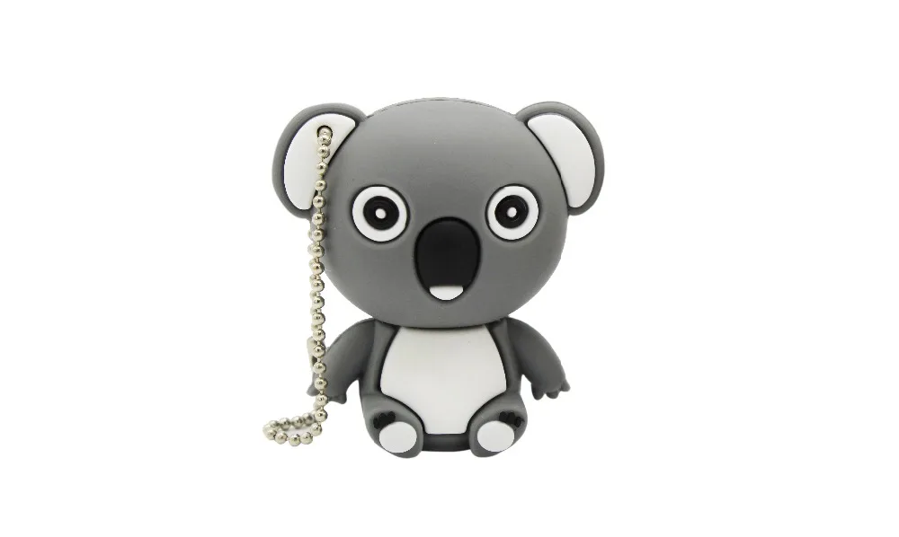 2021 Wholesale Cute Cartoon Animal Koala Gary Brown Model Usb Flash Drive Usb 2.0 4GB 8GB 16GB 32GB 64GB 128GB Creative Pendrive - ANKUX.COM