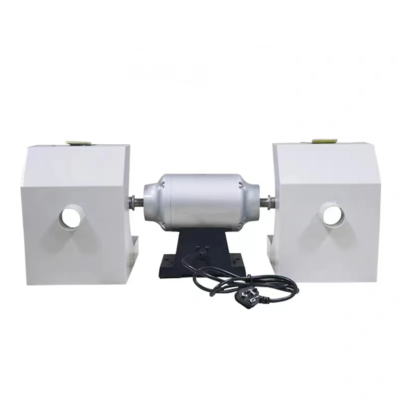 Dental grinding and polishing machine Double top polishing machine with dust cover Technician equipment Dental supplier