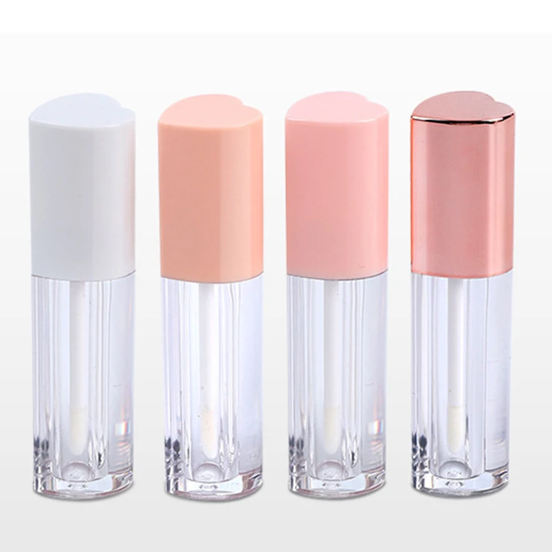 

pink lid heart hape lip glaze tubes,100 Pieces