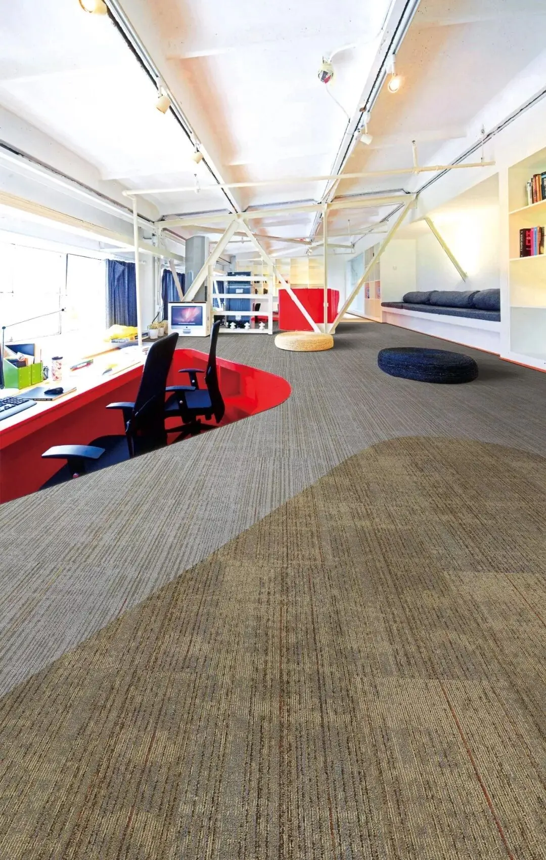 Various Style Of Fireresistant Carpet Tiles With Easy Installation