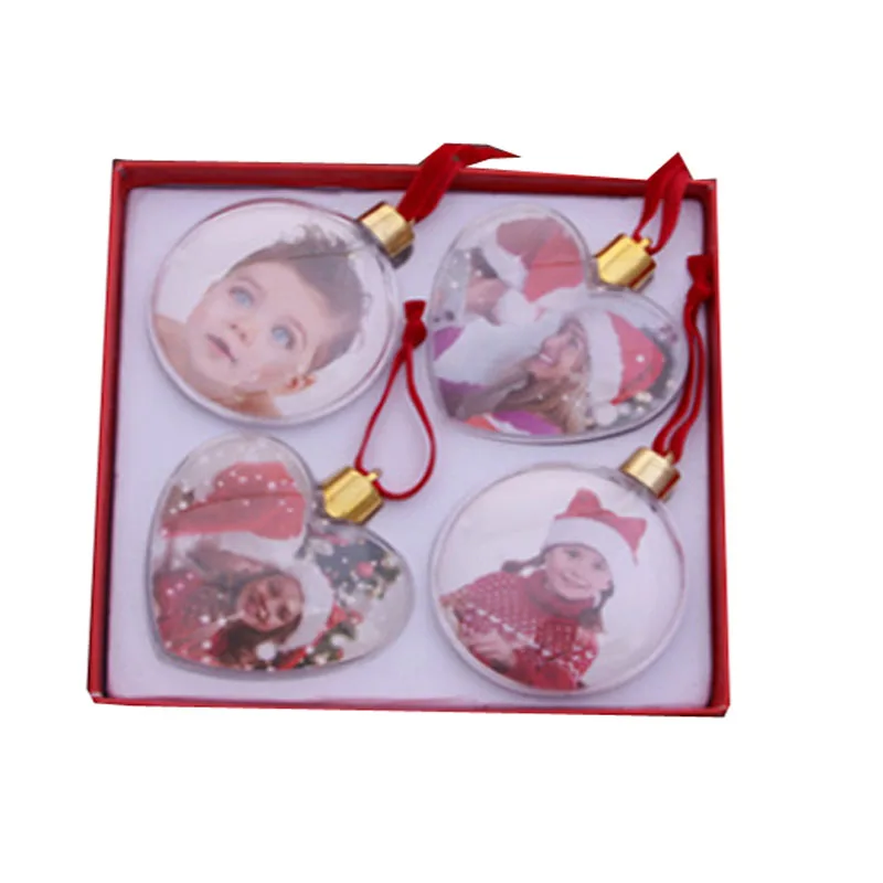 Merry Christmas Custom Photo Ornament 2020 Christmas Theme Round