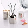 wholesale luxury Customized scented natural soy wax metal copper jar candle with lids