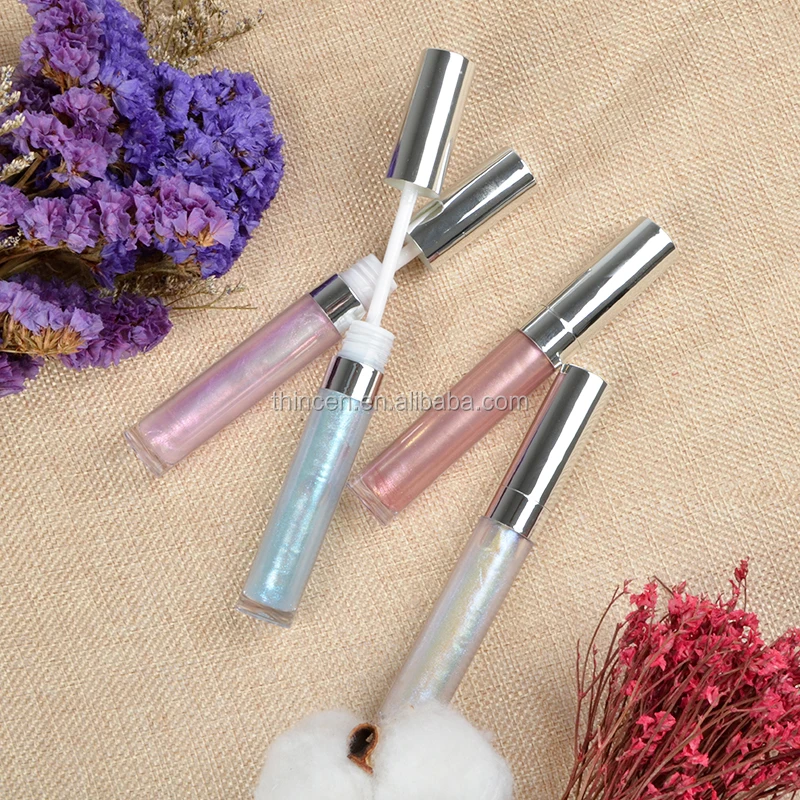 Four Colors Private Label Lipgloss Holographic Shimmer Lip Gloss